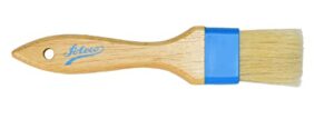 ateco 60215 pastry brush, 1.5" flat composite ferrule, wooden