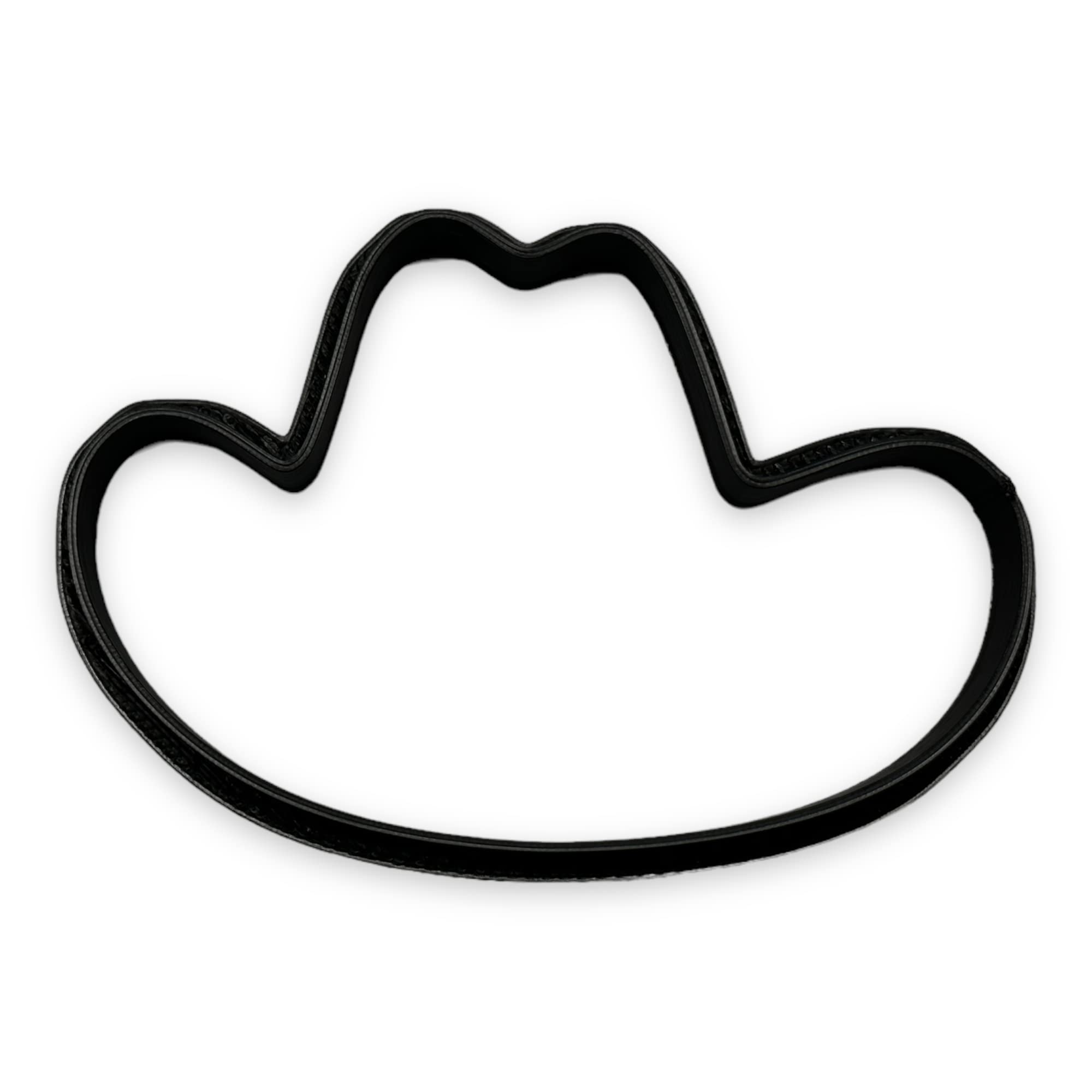 Cowboy Hat Cookie Cutter with Easy to Push Design (4 inch)