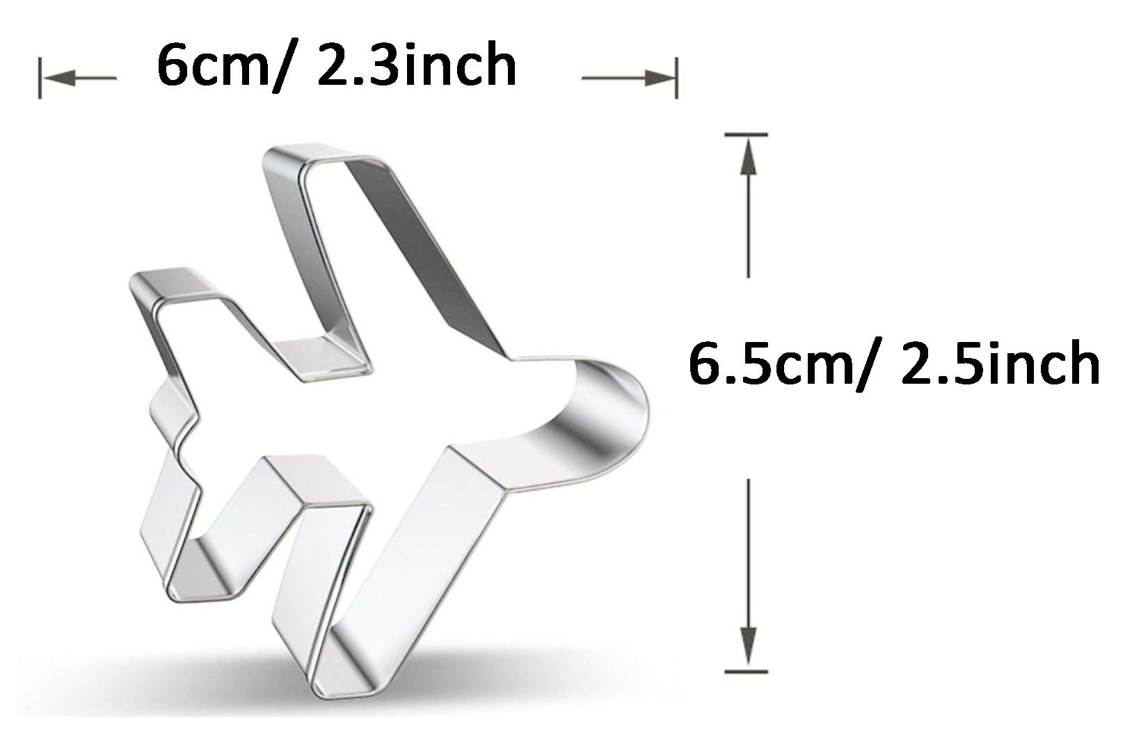 WJSYSHOP Airplane Aircraft Cookie Cutter