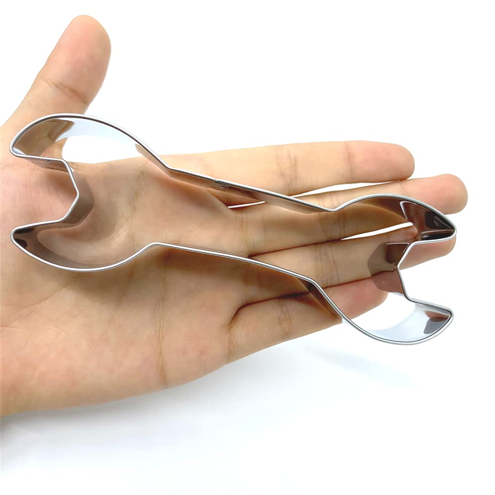 LILIAO Wrench Cookie Cutter, 5", Stainless Steel