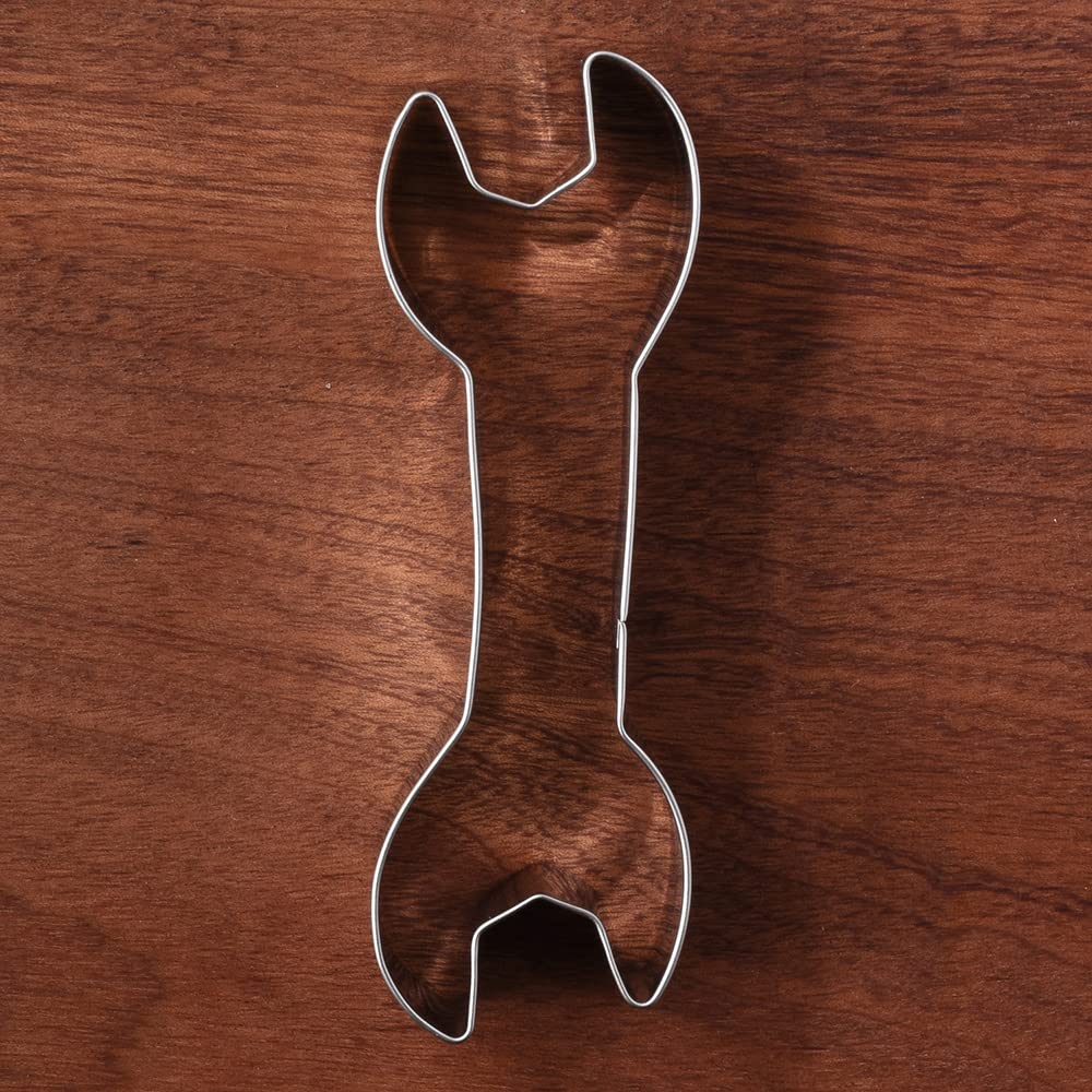 LILIAO Wrench Cookie Cutter, 5", Stainless Steel