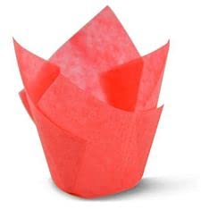 Leqi Baking Cups 150 Count Natural Cupcake Muffin Paper Liners Grease-Proof Wrappers for Wedding Birthday Christmas Party Baby Shower Anniversaries All Festivals (Red)
