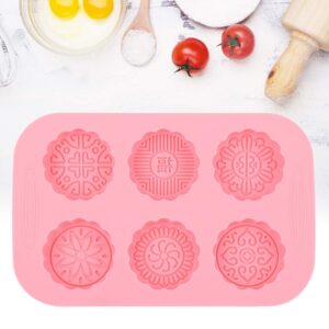 mooncake mold, 6 slots mooncake mold, food grade silicone for cookies make good looking moon cakes