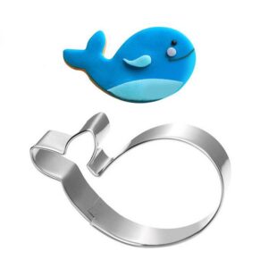 whale cookie cutter - food grade stainless steel