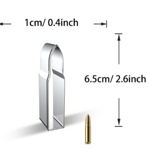 WJSYSHOP Military Gun Bullet Shape Cookie Cutter