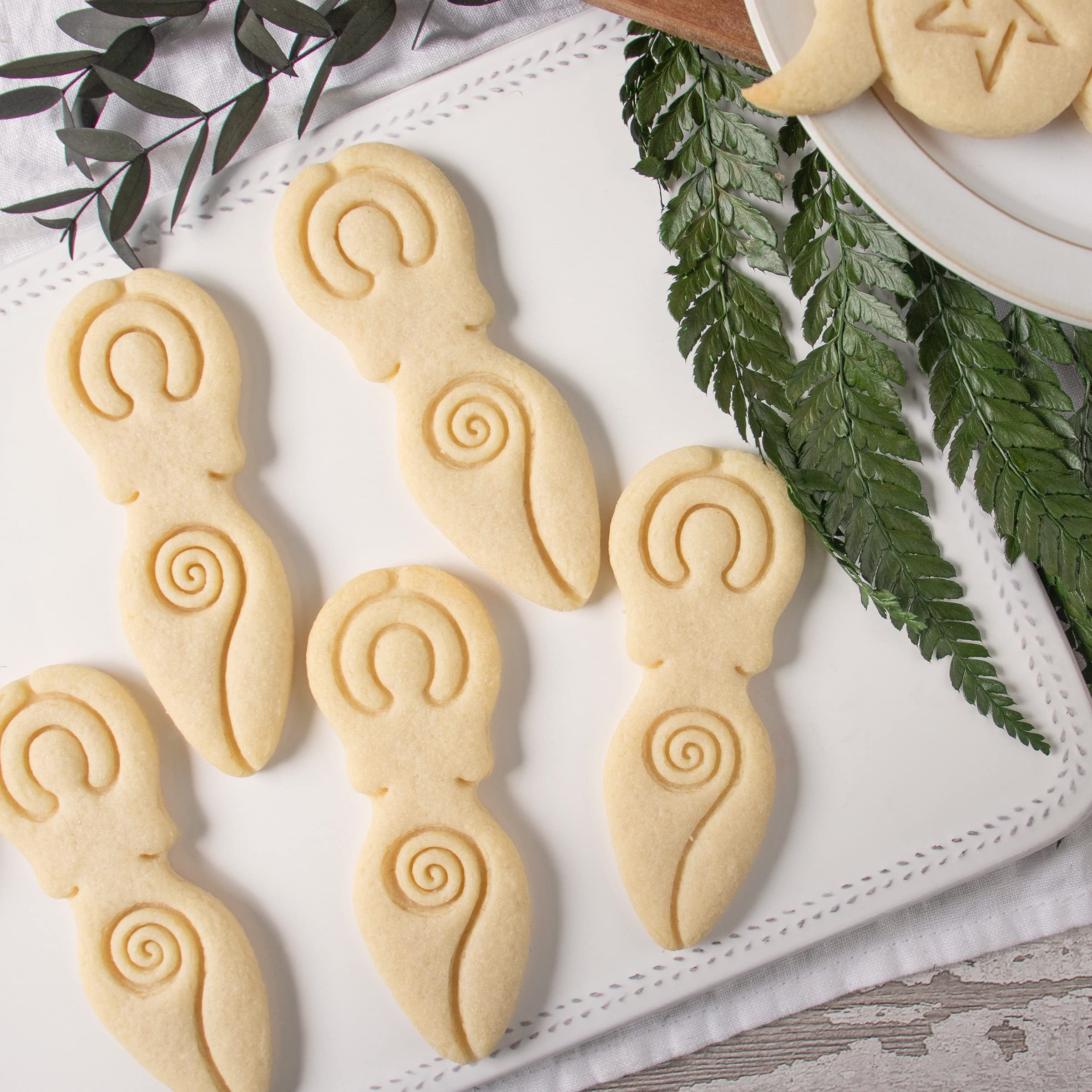 Spiral Goddess cookie cutter, 1 piece - Bakerlogy