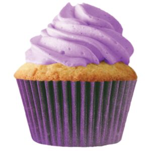 plum purple cupcake baking cup liners 32 count by cupcake creations