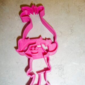 INSPIRED BY POPPY TROLLS MOVIE CHARACTER COOKIE CUTTER MADE IN USA PR2001