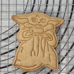 Premium Star Wars Set of 2 Baby Yoda Grogu Cookie Cutter’s & Molds 4.5" Produced by 3D Kitchen Art