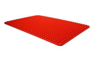 dexas 4-in-1 elevated silicone cooking mat for healthy non-stick baking and more, 16.25 by 11.5 inches