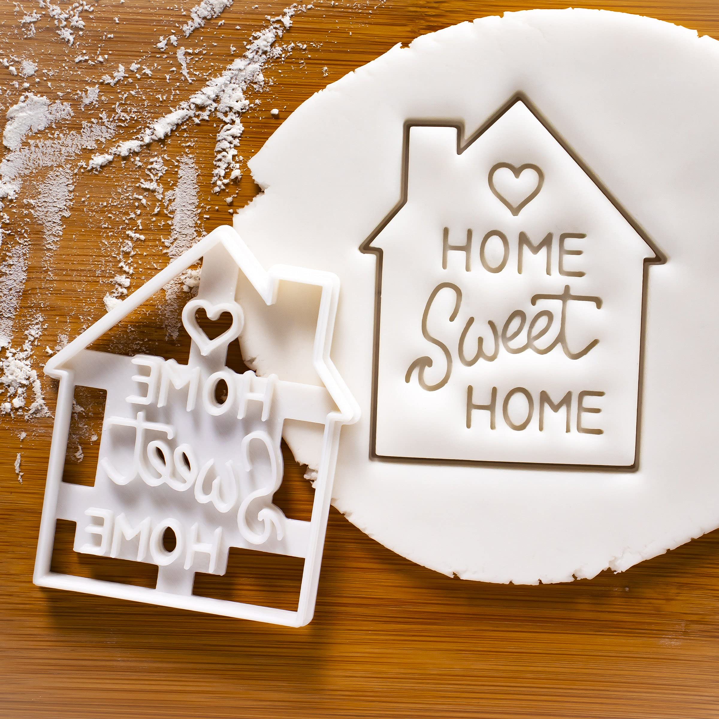 Housewarming Home Sweet Home cookie cutter, 1 piece - Bakerlogy