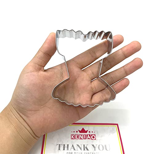 KENIAO Corset Dress/Bathing Suit Cookie Cutter, 3.5", Stainless Steel