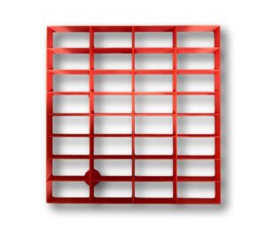 2”x1” (32 rectangular) rectangular shape multi cookie cutter (8”x8”)