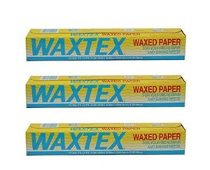 waxtex wax paper, 75 sq ft, 1 ct, pack of 3
