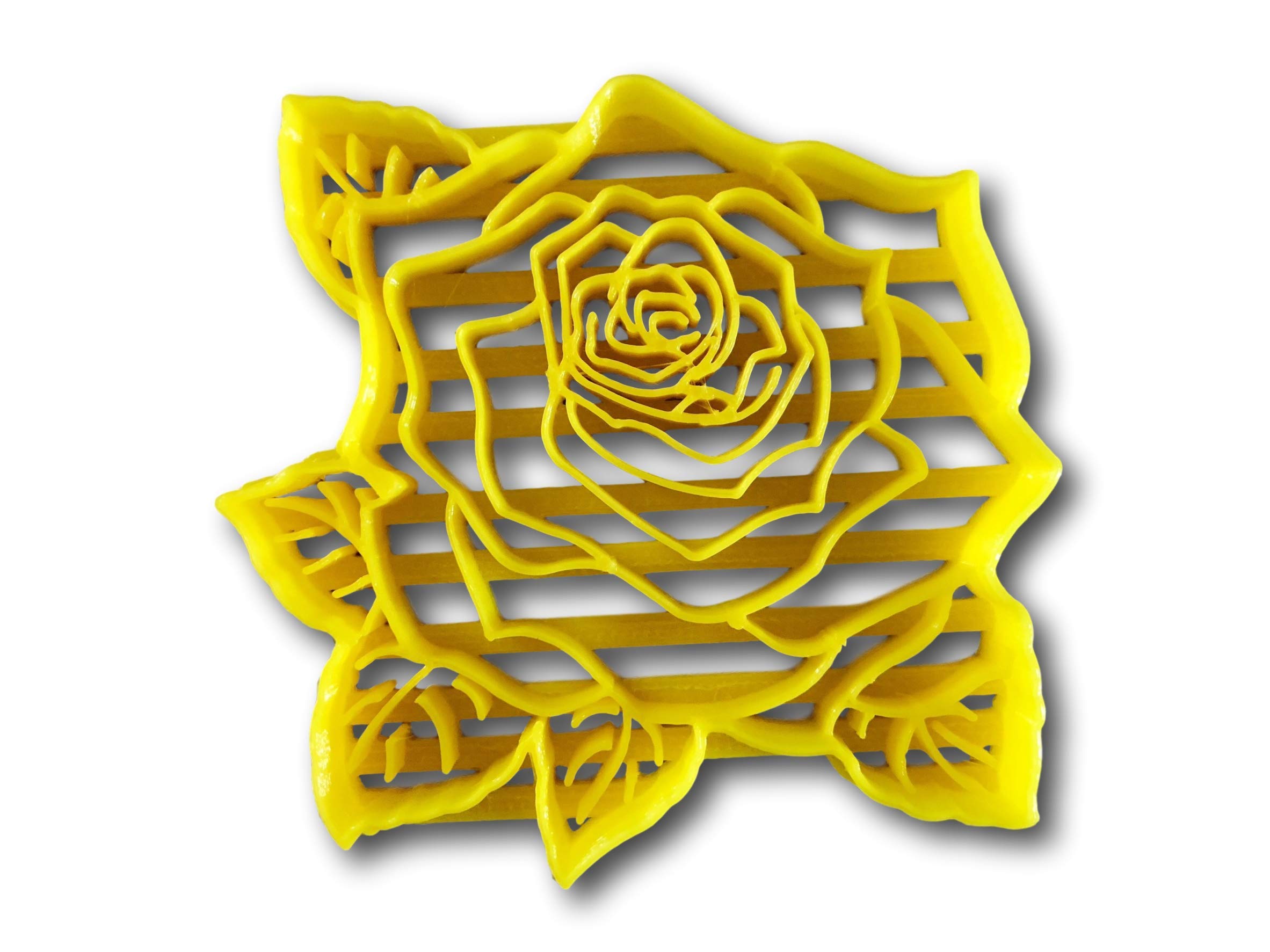 Rose Flower Cookie Cutter (3 inches)