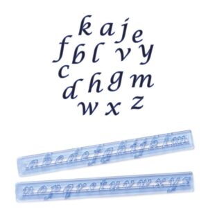 ck products fmm lower case script alphabet tappit cutter set - 1/2"