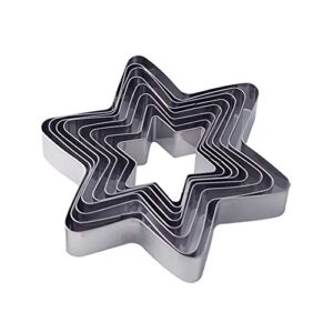 star cookie cutter set, stainless steel biscuit cutters (star 10pcs)