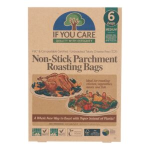 parchment bag, non stk, med , pack of 8
