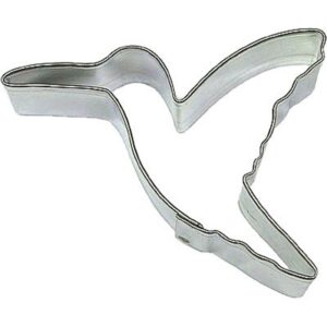 hummingbird cookie cutter 3.5 inch - made in the usa – foose cookie cutters tin plated steel hummingbird cookie mold
