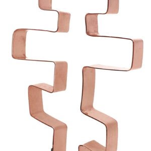 Eastern Orthodox Cross Cookie Cutter 5.5 X 3 inches - Handcrafted Copper Cookie Cutter by The Fussy Pup