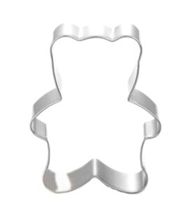 wjsyshop cartoon bear cookie cutter stainless steel