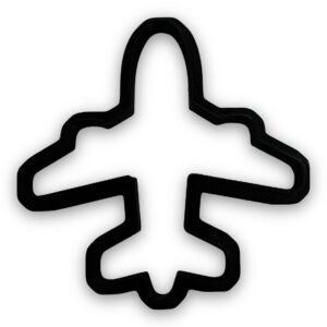 jet airplane cookie cutter