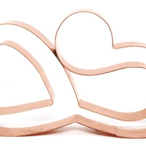 Large Doctor's Stethoscope Cookie Cutter 6.5 X 5 inches - Handcrafted Copper Cookie Cutter by The Fussy Pup