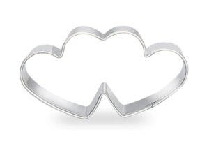 wjsyshop double hearts shape cookie cutter