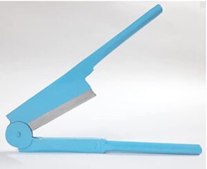 craftbin supari cutter- sudi, betel nut cutter size 7" inches (ms steel) cyan- sky blue