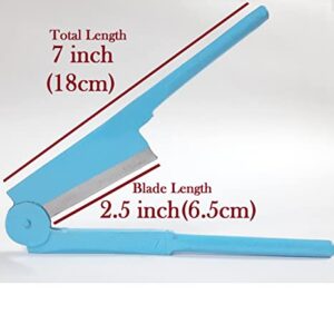 Craftbin Supari Cutter- Sudi, Betel nut Cutter Size 7" inches (MS Steel) Cyan- Sky Blue