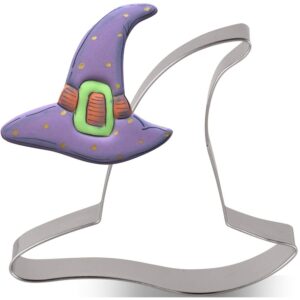 LILIAO Witch Hat Cookie Cutter for Halloween - 3.5 x 3.1 inches - Stainless Steel