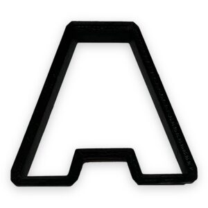 a capital block letter cookie cutter with easy to push design (3.5 inch)
