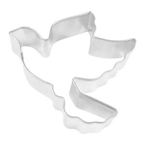 flying dove 3.5 inch cookie cutter from the cookie cutter shop – tin plated steel cookie cutter