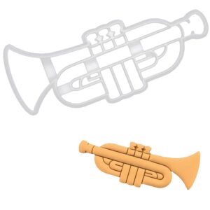 trumpet cookie cutter, 1 piece - bakerlogy