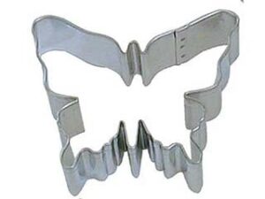 r&m butterfly 3.25" cookie cutter in durable, economical, tinplated steel