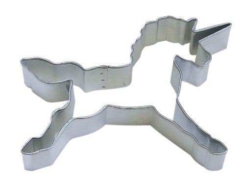 R&M Unicorn 4.5" Cookie Cutter in Durable, Economical, Tinplated Steel