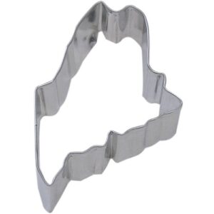 r&m international state of maine cookie cutter 3.75 inch –tin plated steel cookie cutters – state of maine cookie mold
