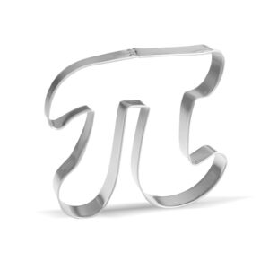 4 inch large pi sign cookie cutter - stainless steel
