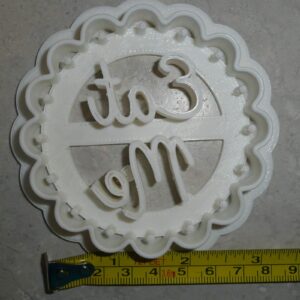 INSPIRED BY EAT ME CAKE ALICE IN WONDERLAND THEME MAD TEA PARTY COOKIE CUTTER MADE IN USA PR2438