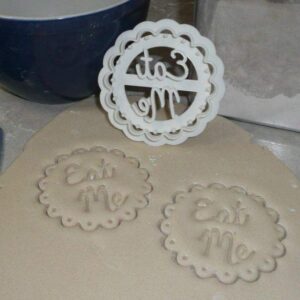 INSPIRED BY EAT ME CAKE ALICE IN WONDERLAND THEME MAD TEA PARTY COOKIE CUTTER MADE IN USA PR2438