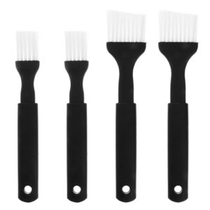 tofficu 4pcs nylon pastry brushes,great for bbq meat, cakes pastries,heatproof, flexible