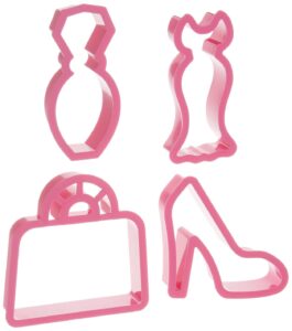 ny cake fashionista cutter set- set of four cookie cutters