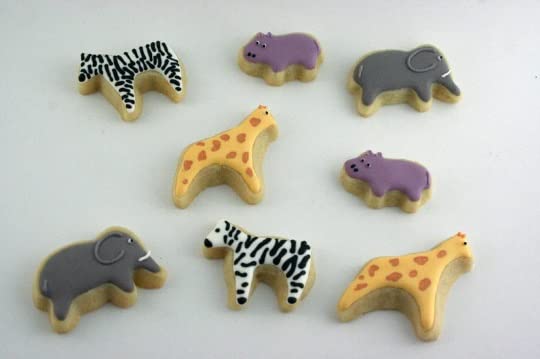 Mini Circus Animal Cookie Cutter 5 Piece Set from The Cookie Cutter Shop - Mini Elephant, Hippo, Giraffe Cookie Cutters – Tin Plated Steel Cookie Cutters