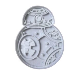 inspired by bb8 star wars movie theme robot droid character cookie cutter made in usa pr462