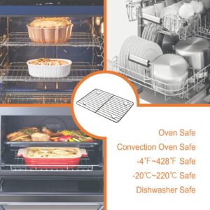 CHEFMADE Baking and Cooling Rack, Nonstick 12.2-Inch Rectangle Wire Rack Bakeware