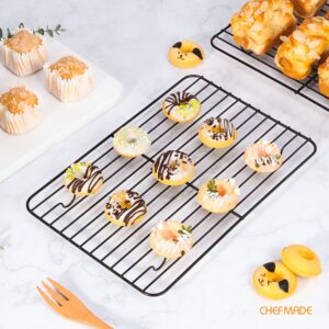 CHEFMADE Baking and Cooling Rack, Nonstick 12.2-Inch Rectangle Wire Rack Bakeware