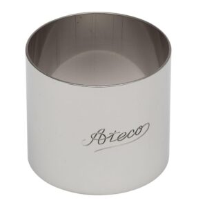 ateco round stainless steel form, 2 by 1.75-inches high