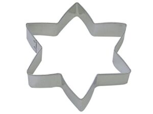 r&m star six point 5" cookie cutter in durable, economical, tinplated steel
