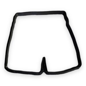 swimming trunks shorts or boxers cookie cutter with easy to push design, for baby showers, work events, and birthday celebrations (4 inch)