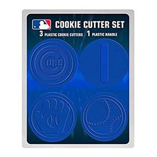 MLB Chicago Cubs Officially Licensed Set of Cookie Cutters